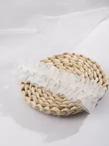 1 Nữ Ngọc Trai Giả Trang Trí Thời Trang Cô Dâu Garter Cho Tiệc Cưới - trắng - Xem 7