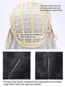 Tóc giả tổng hợp dài sóng cơ thể - Nhiều màu - Xem 4