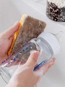 1 pieza Esponja de limpieza de Olla de dos tonos - Multicolor - Ver 3