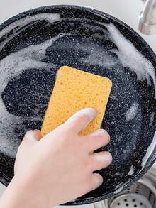 1 pieza Esponja de limpieza de Olla de dos tonos - Multicolor - Ver 7