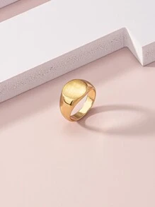 Nhẫn chi tiết tròn - Vàng - Xem 2