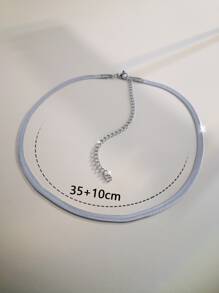 極簡風格鏈條樣式項鍊