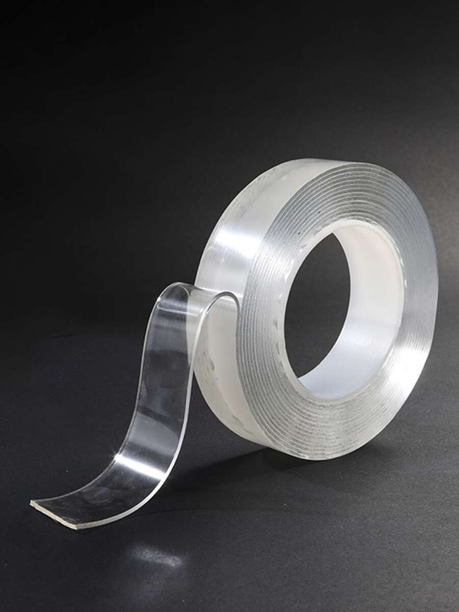 1roll Multifunction Self-adhesive Double-sided Tape - Clear - View 1