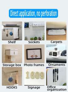 1roll Multifunction Self-adhesive Double-sided Tape - Clear - View 6