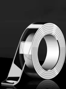 1roll Multifunction Self-adhesive Double-sided Tape - Clear - View 2