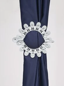 2入組水鑽裝飾窗簾擋板