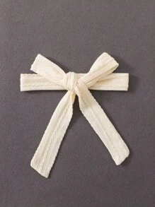 Girls Mock Neck Puff Sleeve Dress - Apricot - View 5