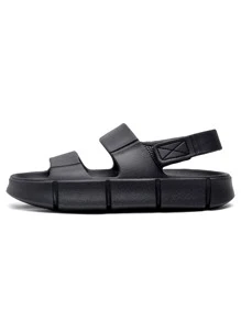 Men Minimalist Casual Sandals - Black - View 3