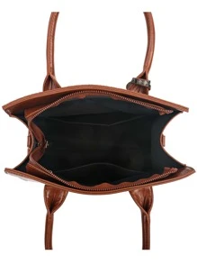 yating Túi Vuông Dập Nổi Cá Sấu Kèm Túi Charm, Quà Tặng Ngày Của Mẹ Cho Mẹ - Nhiều màu - Xem 8