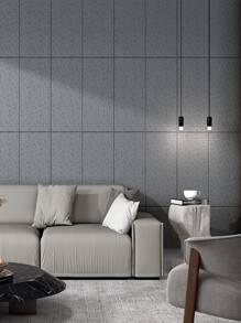 1 件 3D 纹理墙纸、自粘 3D 墙板、灰色墙贴，用于家居装饰、翻新贴纸、可撕墙板、墙纸、壁纸、春季装饰品，让您的家焕然一新、拉玛装饰贴纸