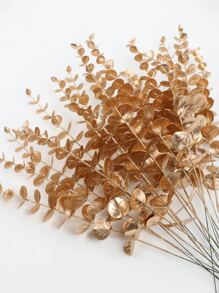 3入組17.71英寸人造金屬質感假植物用於婚禮派對家居DIY裝飾 - 金色 - 查看 7
