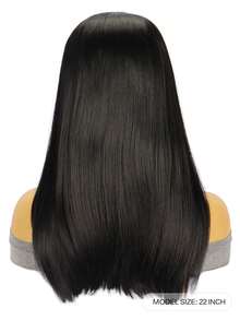 13*1 T-Part Lace Long Straight Synthetic Wig - Multicolor - View 2