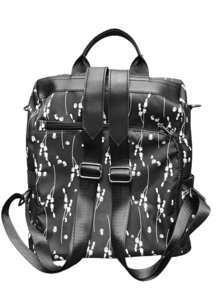 購買商品，輕便簡潔的肩背包，錢包，女士尼龍防水袋-適合媽媽外出旅行，可愛，受歡迎的帶毛球裝飾的休閒背包，適合女孩使用-防盜雙肩大容量包，適合各級畢業生，新生和年輕女性，適用於旅遊，購物，商務會議和初學者，附有掛飾 - 黑與白 - 查看 5