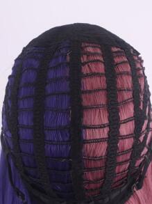 Bộ tóc giả tổng hợp cosplay xoăn dài hai tông màu có tóc mái - Nhiều màu - Xem 5