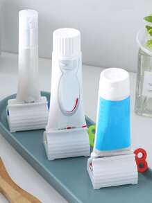 1pc Random Color Portable Toothpaste Squeezer - Multicolor - View 1