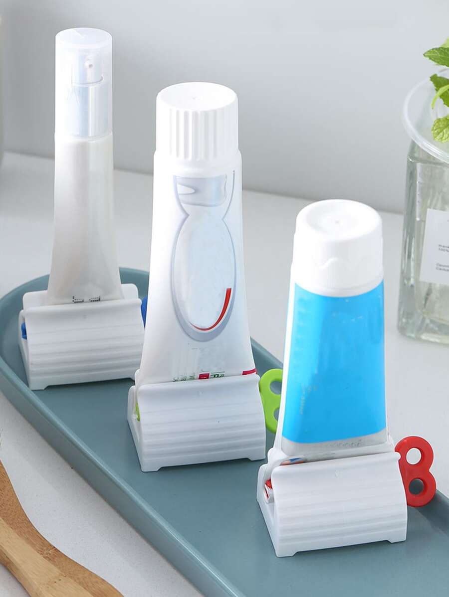 1pc Random Color Portable Toothpaste Squeezer - Multicolor - View 1