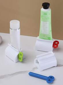 1pc Random Color Portable Toothpaste Squeezer - Multicolor - View 2