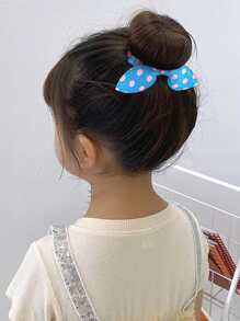 20pcs Teen Girls Random Bow Decor Scrunchie - Multicolor - View 5