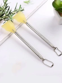 1pc Stainless Steel Telescopic Back Scratcher - Multicolor - View 4