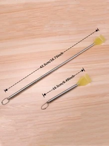 1pc Stainless Steel Telescopic Back Scratcher - Multicolor - View 6