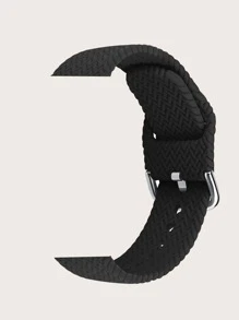 素色錶帶適用於Apple Watch - 黑色 - 查看 2