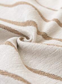 1 chiếc khăn trang trí sofa họa tiết sọc tua rua - Nhiều màu - Xem 4