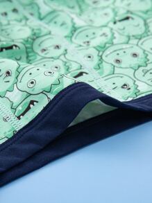 Young Boy 5pcs Cartoon & Letter Graphic Boxer Brief - Multicolor - View 3