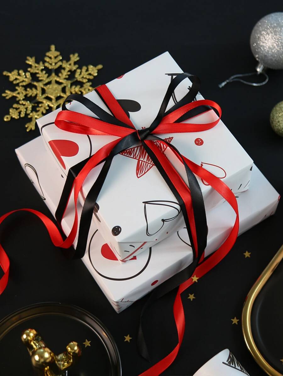 2rolls Plain Gift Wrapping Ribbon | SHEIN USA