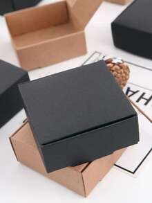 4pcs Square Random Color Gift Box - Multicolor - View 2