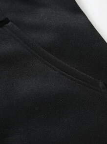 Manfinity LEGND Men Graphic Print Hooded Coat - Black - View 5