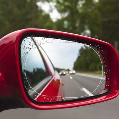 2 piezas retrovisor del coche Espejo impermeable Película