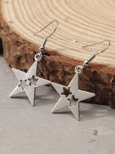 أقراط متدلية نجمة