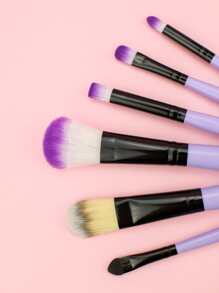 yuwaku 32件套化妆刷套装，带可折叠收纳袋，化妆刷套装，化妆刷包，化妆刷套装，全套化妆刷，化妆刷套装，全套化妆工具，刷子套装，化妆刷套装，化妆礼盒套装 - 紫色 - 查看 5