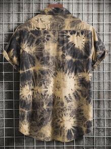 Manfinity Men Tie Dye Shirt Without Tee - Multicolor - View 2