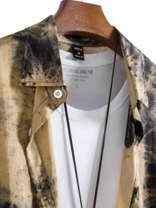 Manfinity Men Tie Dye Shirt Without Tee - Multicolor - View 3