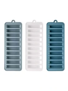 Khuôn hình khối nước đá màu ngẫu nhiên 1pc - Nhiều màu - Xem 8