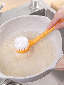 1pc Long Handle Random Color Cleaning Brush - Multicolor - View 7