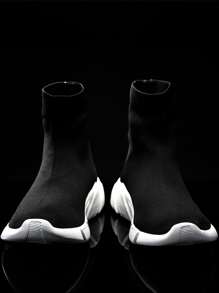 Nam Đường bộ Giày Chạy bộ - màu đen - Xem 3