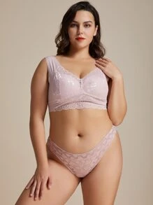 3 piezas Bragas panel con encaje - Multicolor - Ver 3