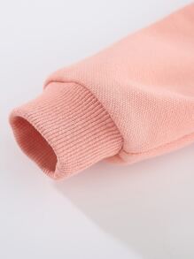 Peninsula Baby 嬰兒女孩圖案搖粒絨連身褲,冬天休閒風格