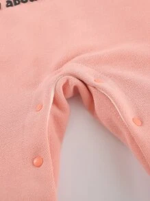 Peninsula Baby 嬰兒女孩圖案搖粒絨連身褲,冬天休閒風格