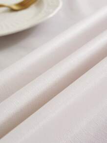 素色防水桌布 - 白色 - 查看 4