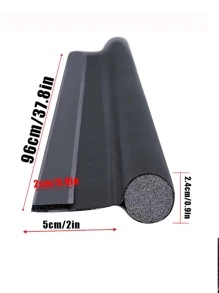 1入組門底密封條家用自粘門縫底部密封條 - 黑色 - 查看 4