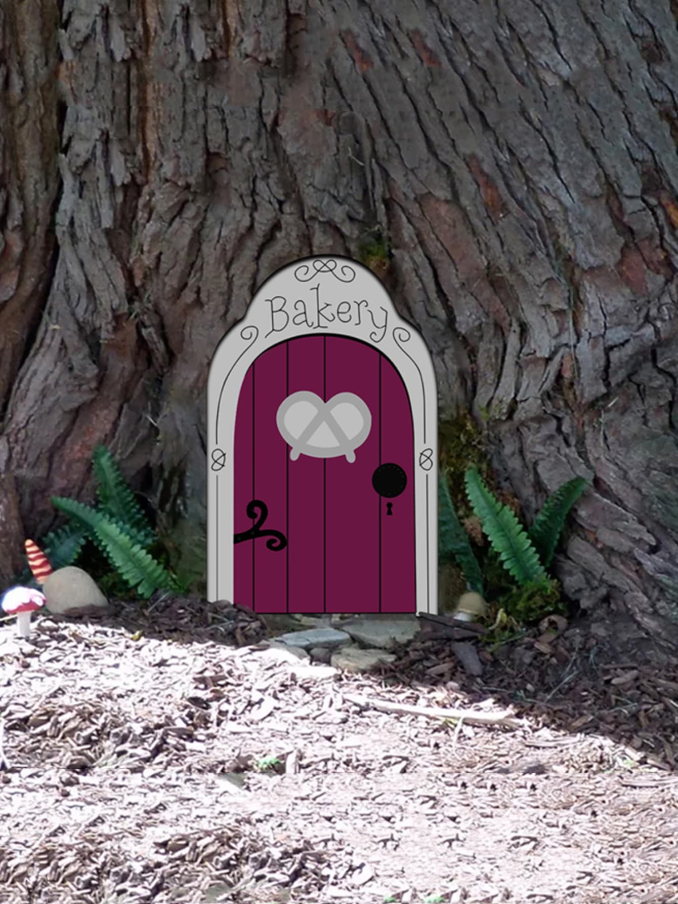 1pc Door Design Garden Decoration Craft - Multicolor - View 1