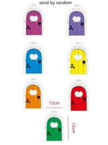 1pc Door Design Garden Decoration Craft - Multicolor - View 4