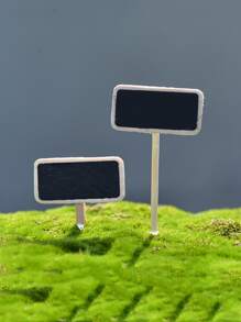 2入組黑板設計園林裝飾擺件