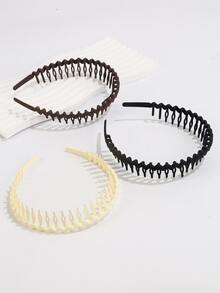 3pcs Minimalist Solid Headband - Multicolor - View 2