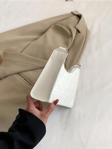 Lightweight,Business Casual Quilted Chain Bag For Teen Girls Women College Students,Rookies & White-Collar Workers Perfect For Office,College,Work ,Business,Commute,Outdoors, Travel, Outings - White - View 5