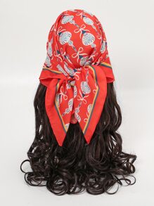 Lantern Pattern Bandana - Multicolor - View 1