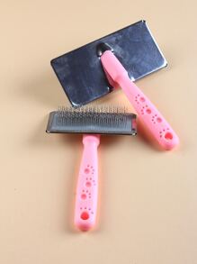 1入組爪子細節寵物梳子 - 粉色 - 查看 2